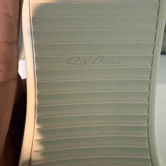 Rick Owens Black and Cream Men's Boots - Picture 7 of 7